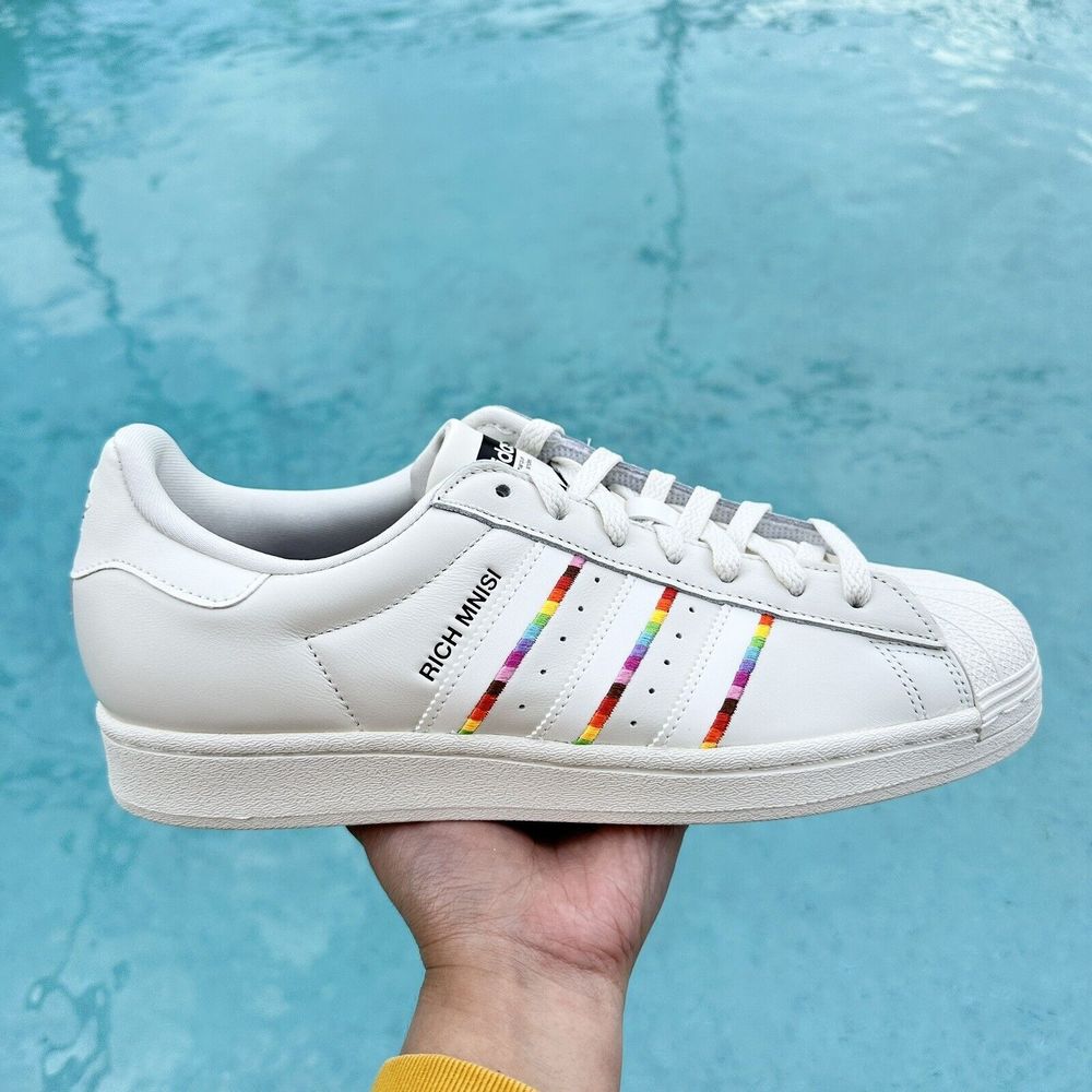 Adidas Superstar x Rich Mnisi Low Pride Men's Athletic Shoes ID7493 - Picture 3 of 13
